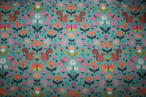 Designer- Baumwollstoff Woodland Wander (10 cm)